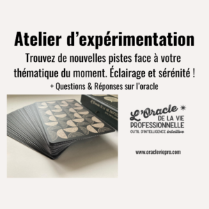 Atelier expérimentation  - stratégie et intuition